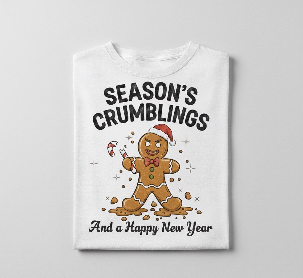 Ginger Bread Christmas 100% Polyester T-Shirt