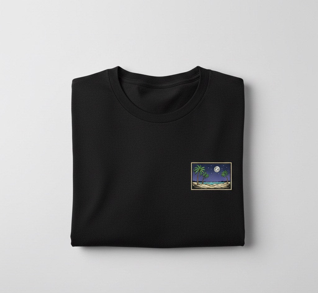 Palm Nights 100% Cotton T-Shirt
