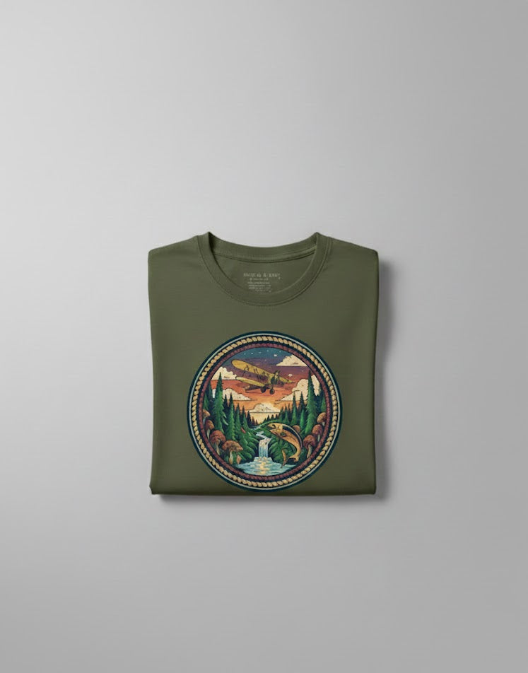 100% Cotton Vintage River Long Sleeve