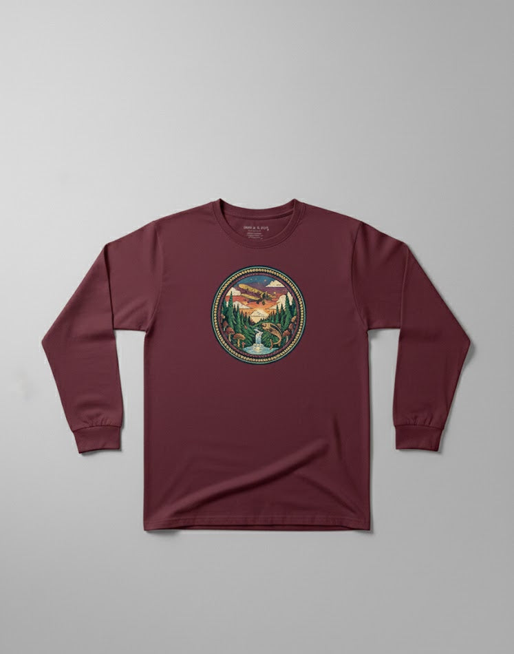 100% Cotton Vintage River Long Sleeve