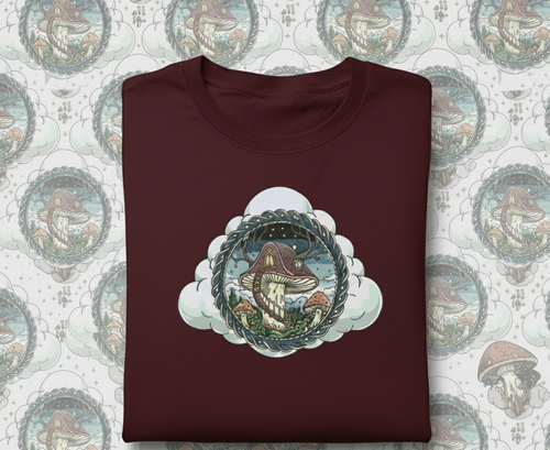 100% Cotton Nature Mushroom Long Sleeve