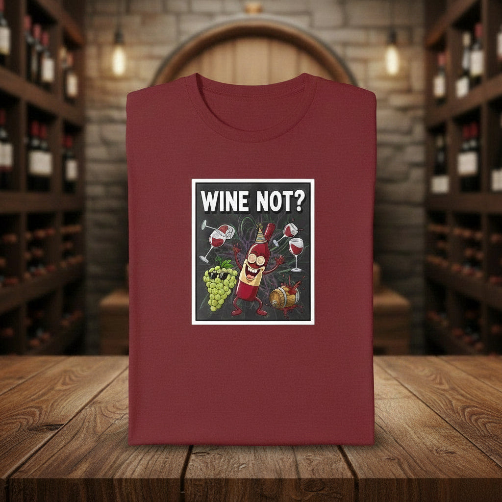 Wine Not? 100% Cotton T-Shirt
