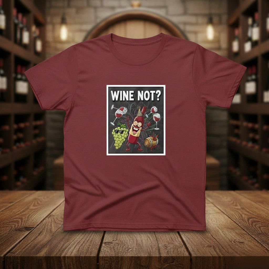 Wine Not? 100% Cotton T-Shirt