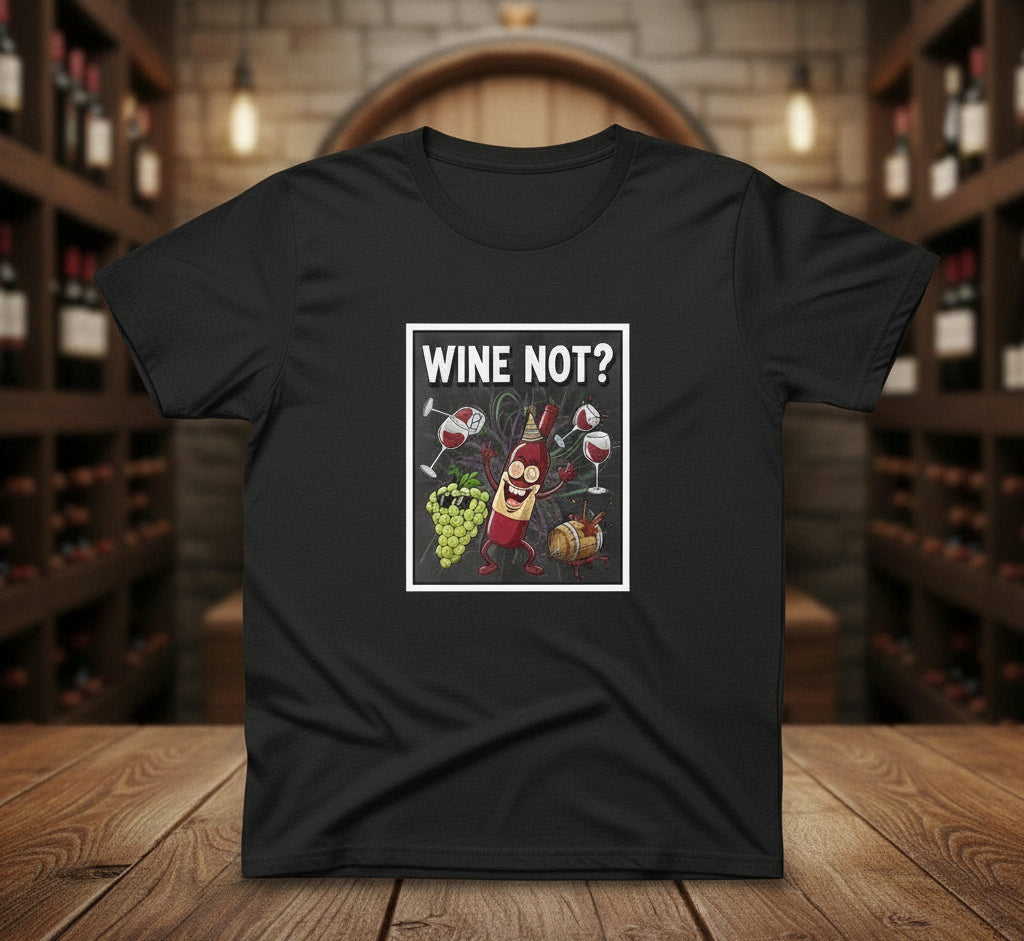 Wine Not? 100% Cotton T-Shirt